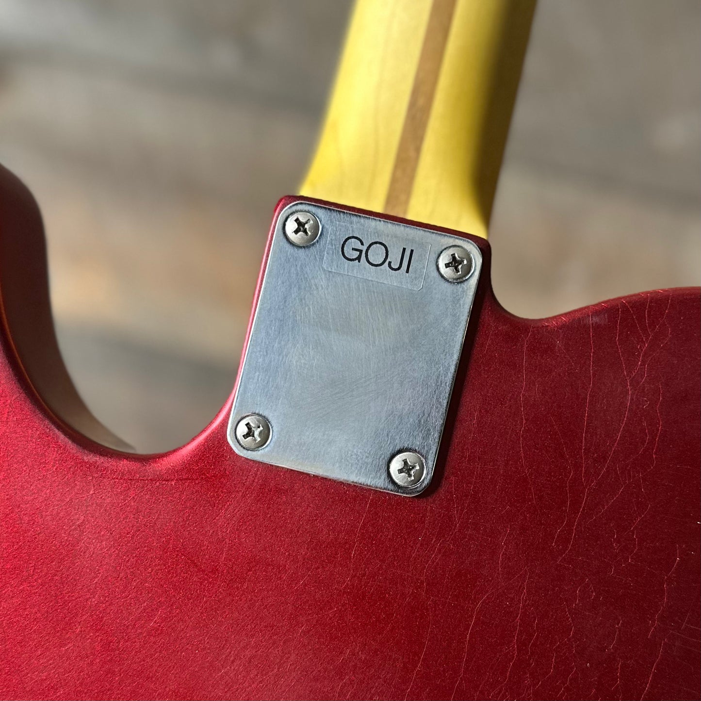 LSL Instruments Limited Chris Fleming Series 60's T-bone Light Age - (Fleming Style) Candy Apple Red GOJI 8383