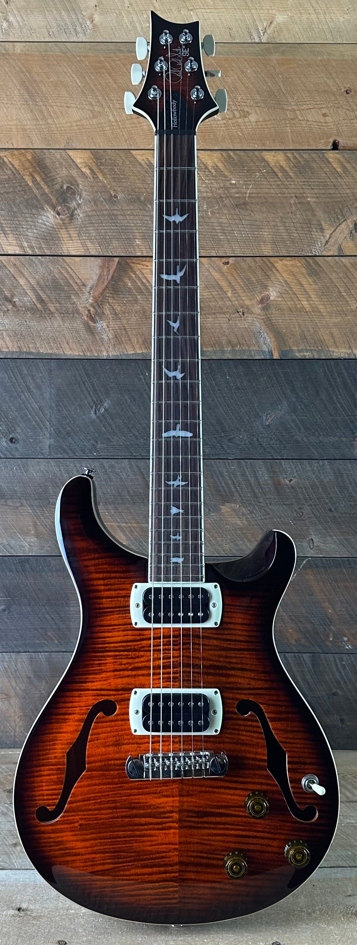 PRS SE Hollowbody I - Orange Tiger Smokeburst CTII00550