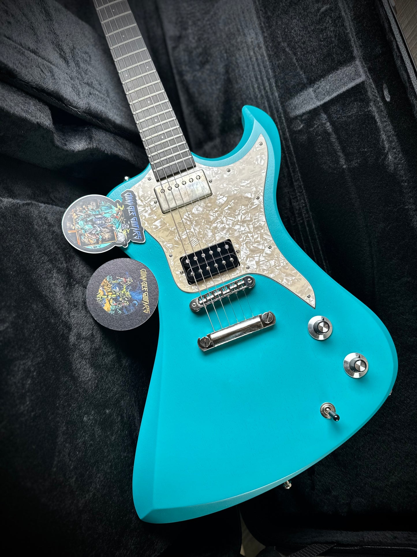 Used Dunable R2 (Riffs, Beards & Gear Guitar See Video!) - Satin Seafoam Turquoise