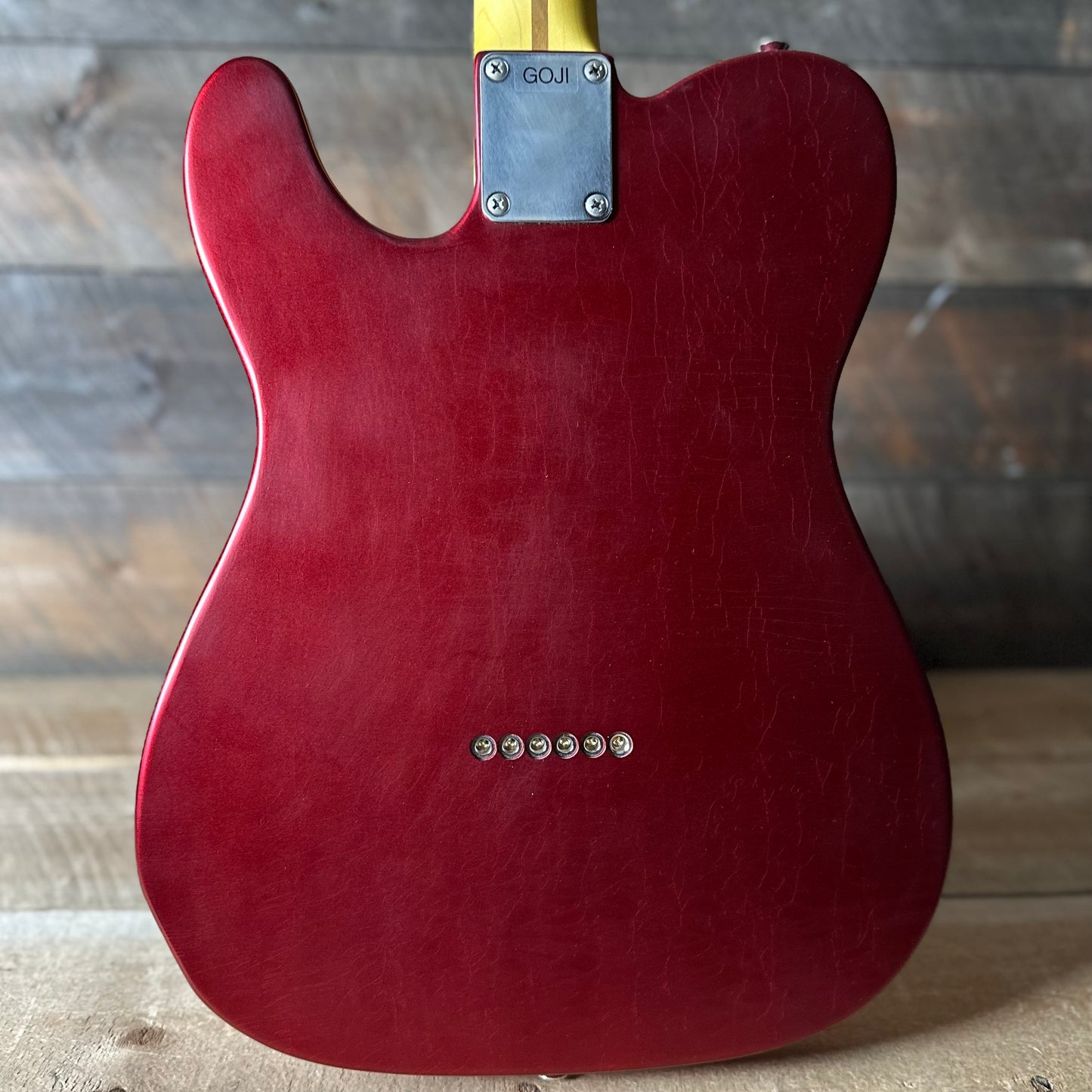 LSL Instruments Limited Chris Fleming Series 60's T-bone Light Age - (Fleming Style) Candy Apple Red GOJI 8383