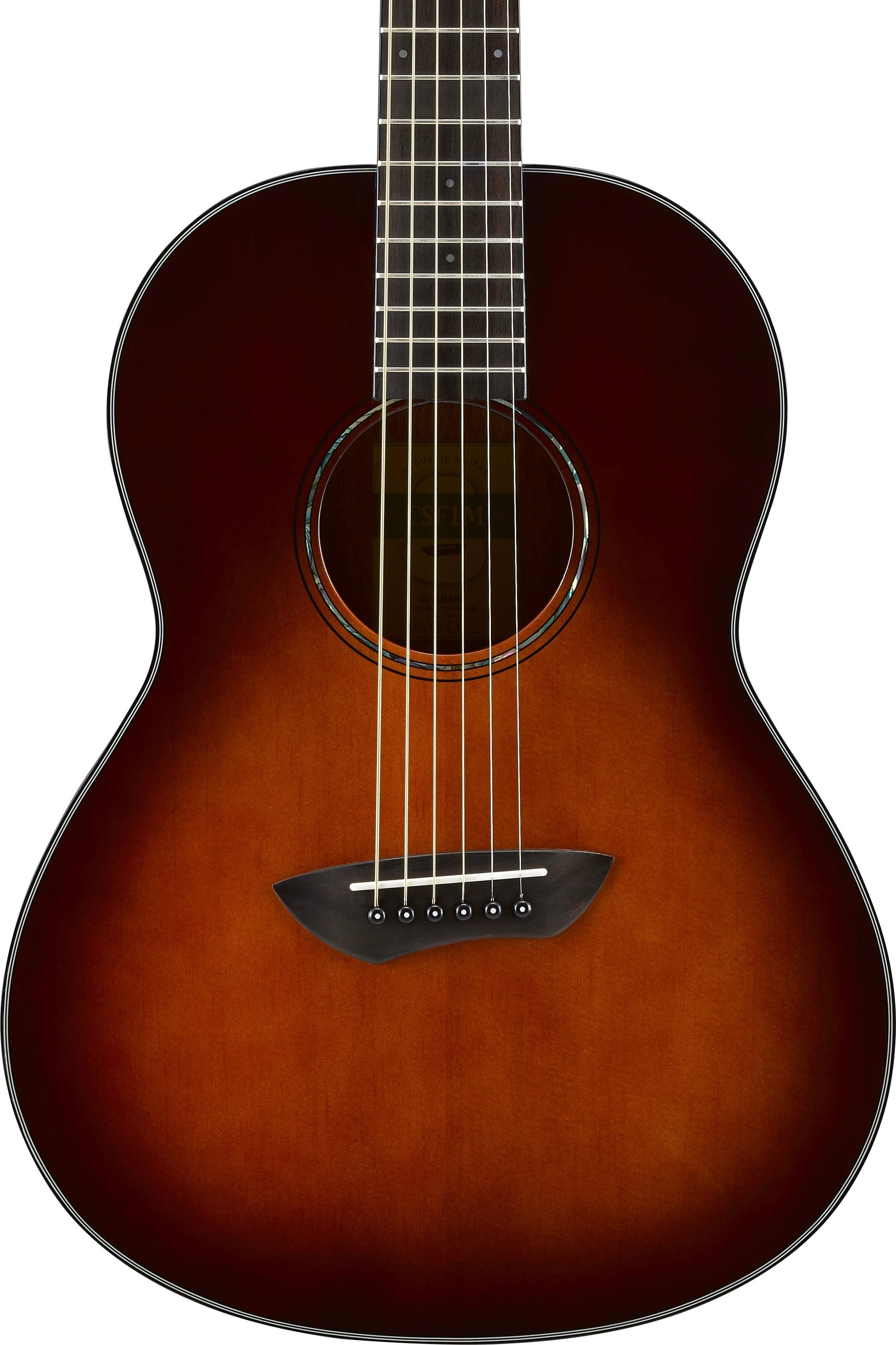 tobacco brown sunburst guitar Yamaha JR2 3/4-Size Folk in 21 1/4Tuners Yamaha CSF1M Parlor Acoustic-Electric Guitar