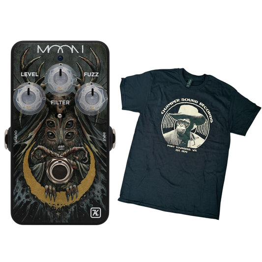Keeley Buck Moon Op Amp Fuzz Pedal With Custom Art by Timbul Cahyono FREE XXL MONK SHIRT INCLUDED!!