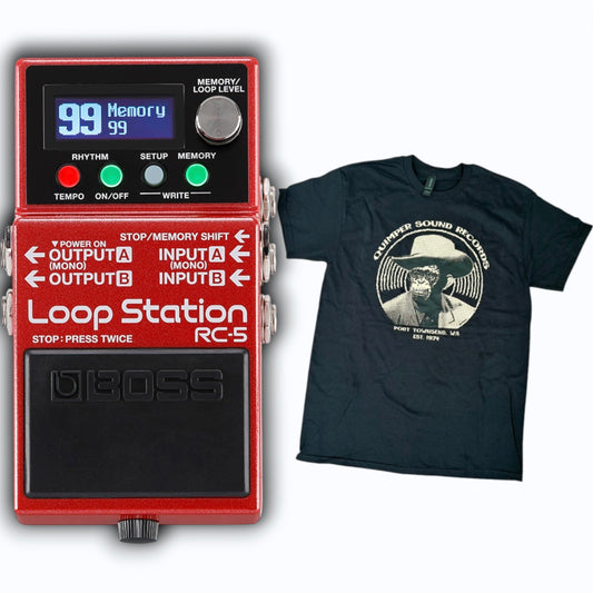Boss RC-5 Loop Station Pedal FREE XXL MONK SHIRT INCLUDED!!