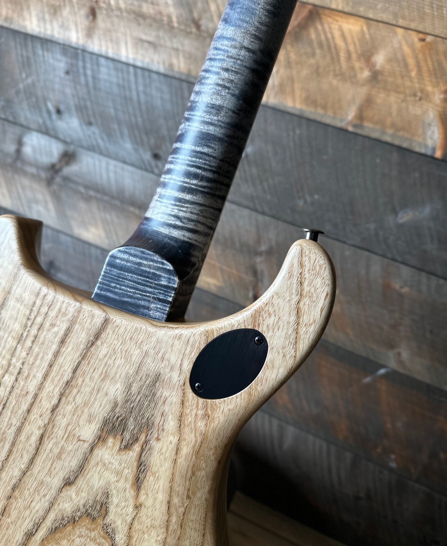 PRS Wood Library McCarty 594 Flamed Maple 10 Top, Swamp Ash Back, Stained Flamed Maple Neck, Bound Ebony FB - Satin Charcoal 418878