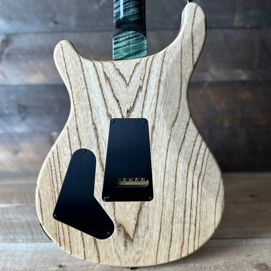 PRS Wood Library Special Semi-Hollow Artist Grade Top - Teal Black With Natural Back