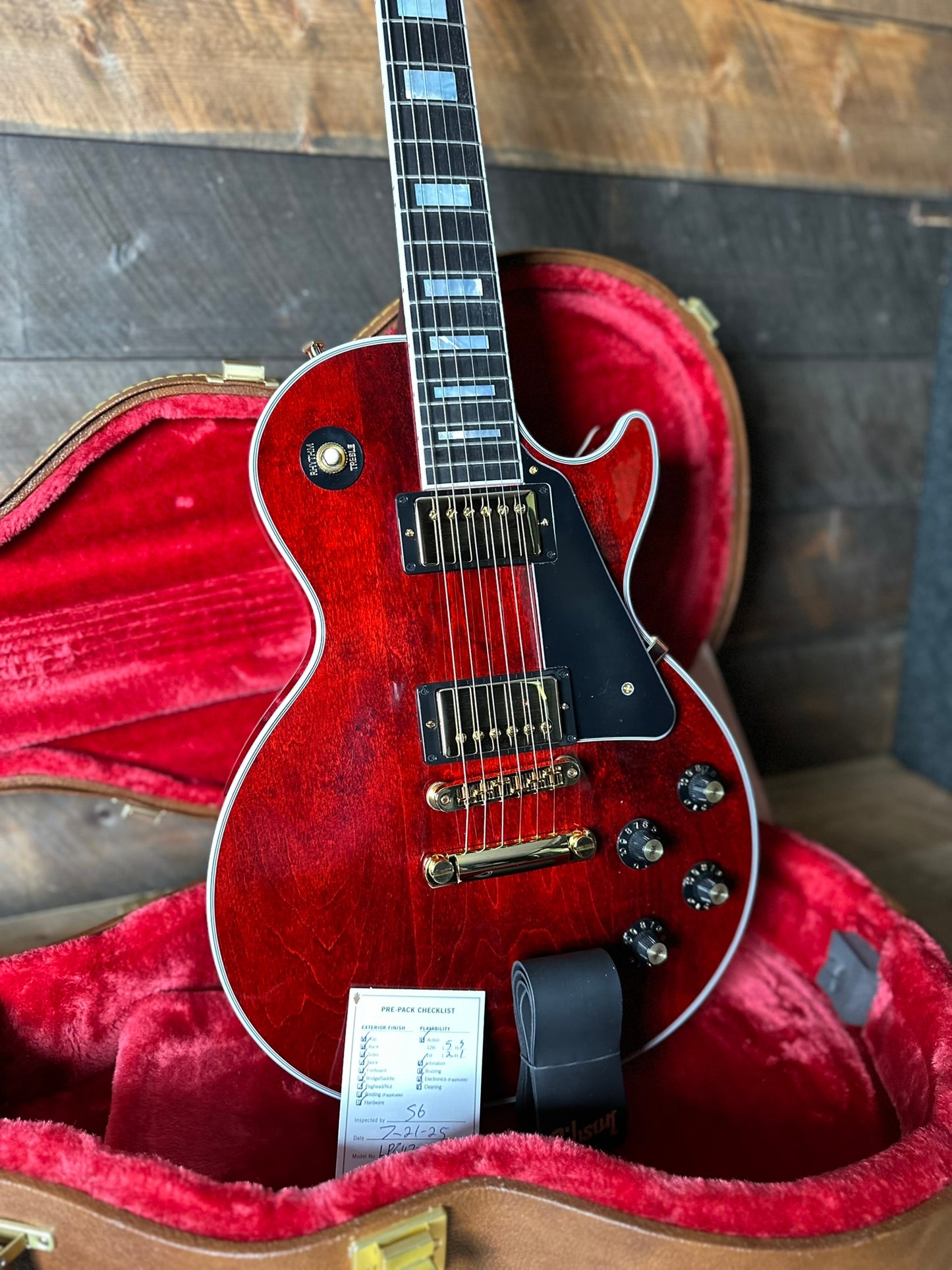 Gibson Les Paul Custom 70s - Wine Red 218150350