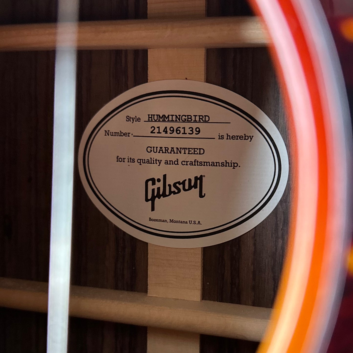 Gibson Hummingbird Standard Rosewood - Rosewood Burst 21496139