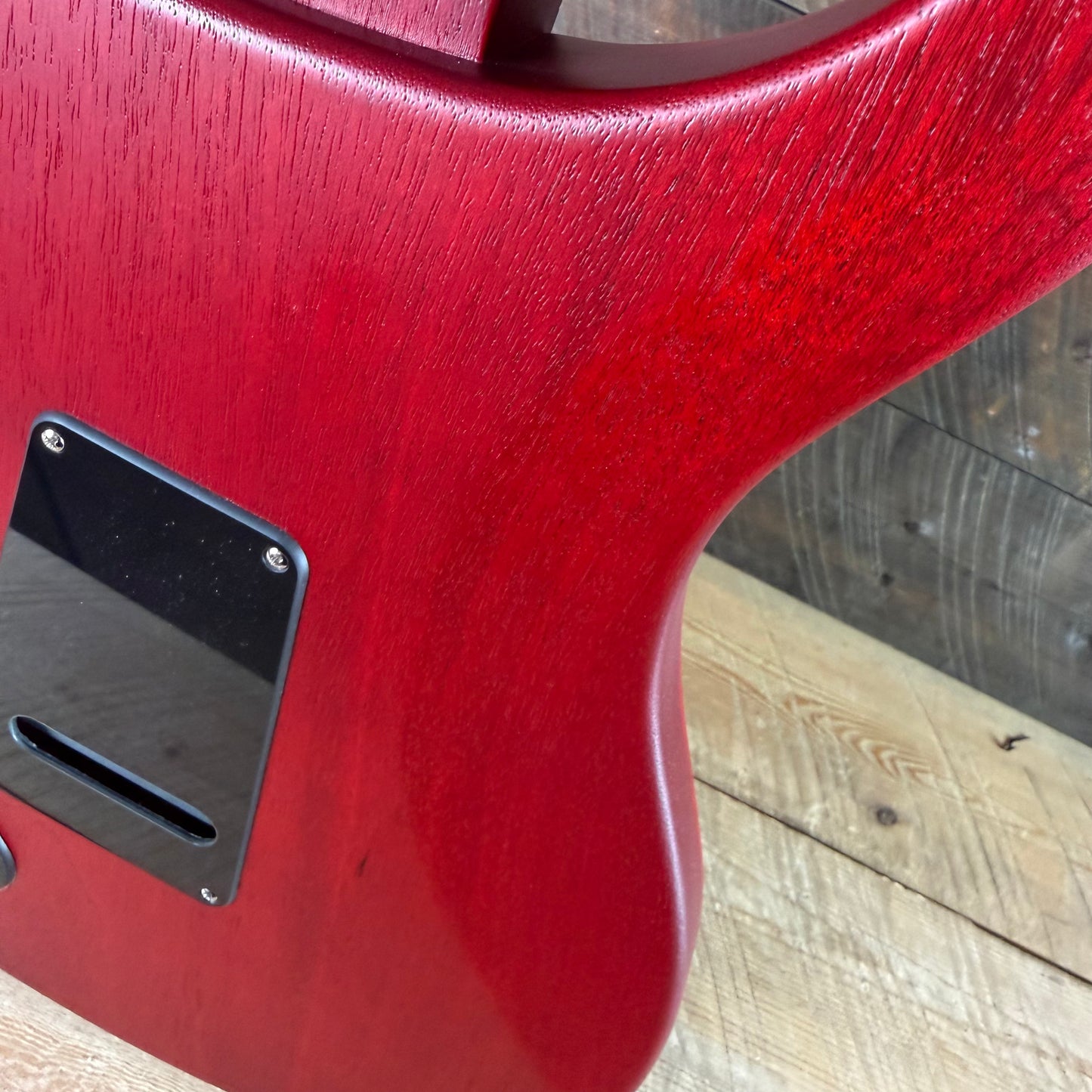 PRS S2 Wood Library Special Semi-Hollow Quilted Top Ebony Fretboard Satin Bonnie Pink Cherry Burst  S2088417