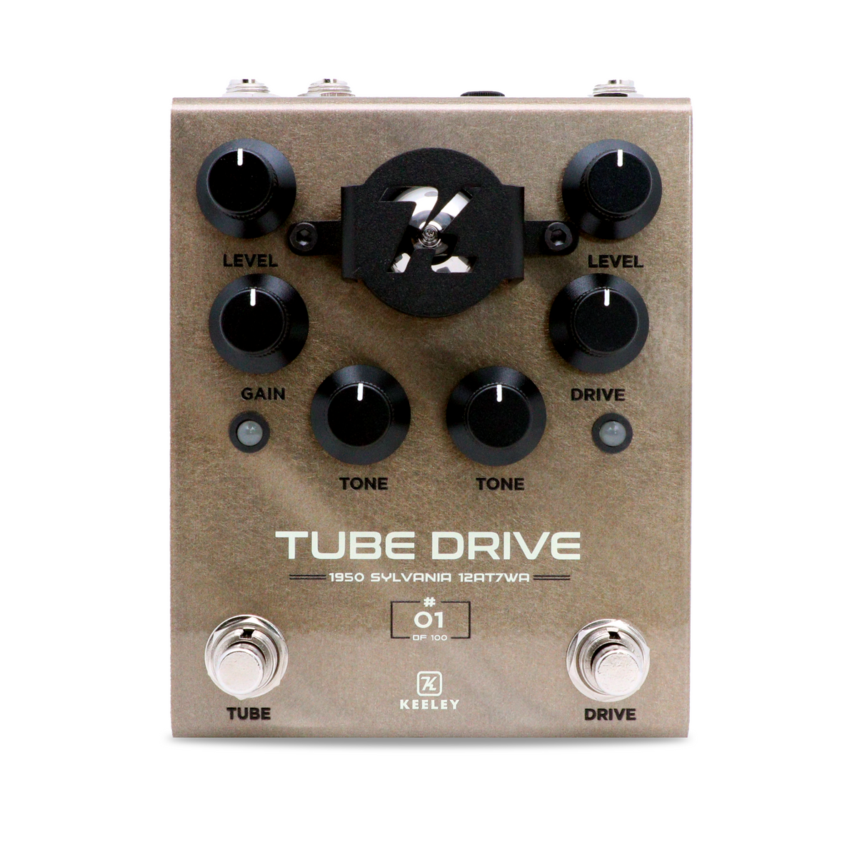 Keeley Tube Drive – 12AT7WA Limited Run - Brushed Gold Finish