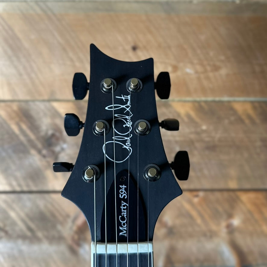 PRS Wood Library McCarty 594 Flamed Maple 10 Top, Swamp Ash Back, Stained Flamed Maple Neck, Bound Ebony FB - Satin Charcoal 418878