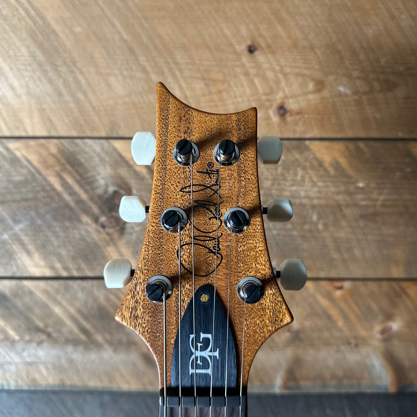 PRS DGT David Grissom Signature Wood Library Flame Maple 10 Top, Brazilian Rosewood FB - Aquamarine 410964