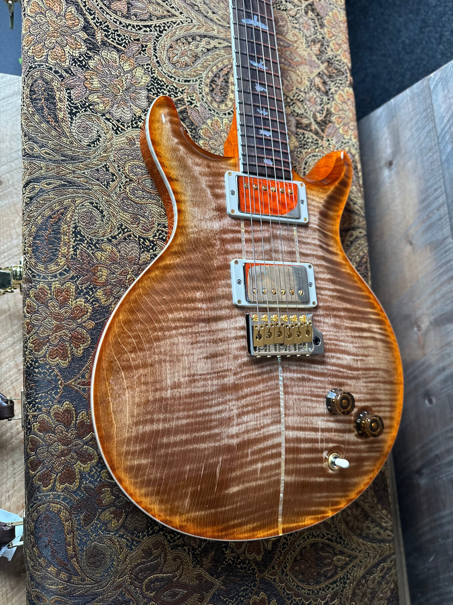 PRS Wood Library Santana Retro Korina Back & Neck, Ziricote FB!! - Autumn Sky 418562