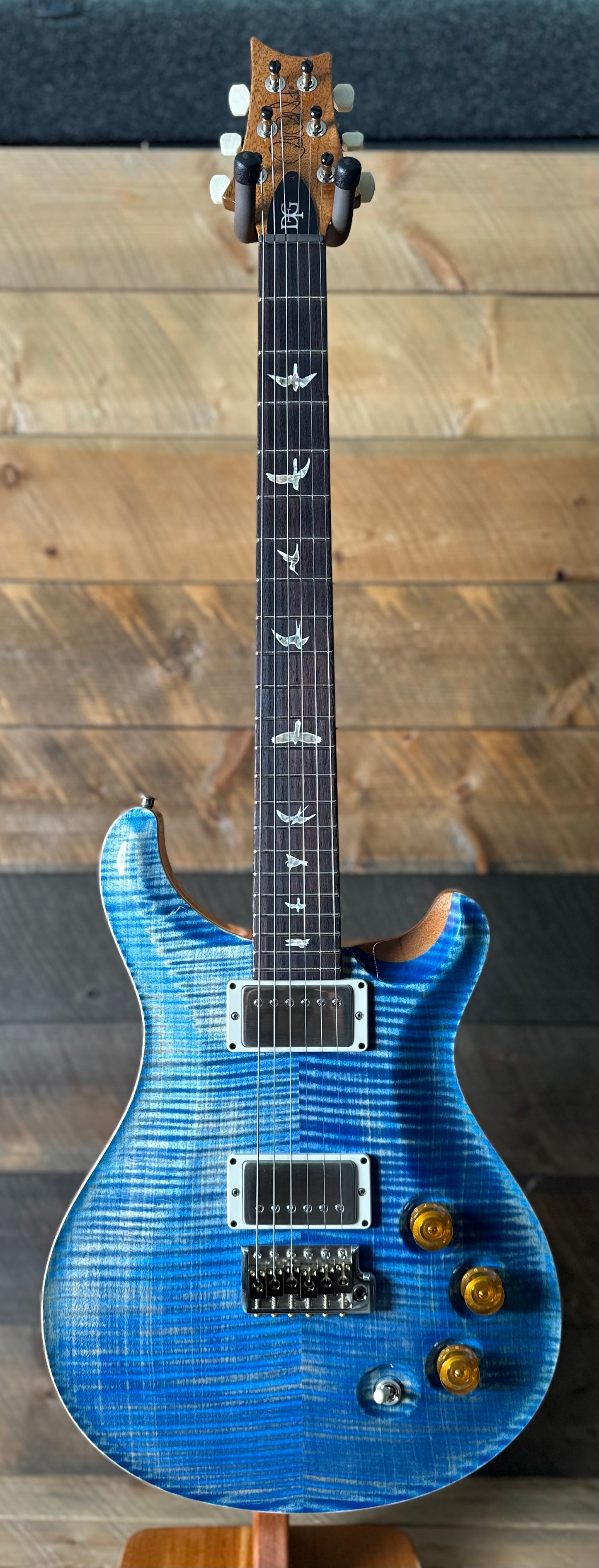 PRS DGT  (David Grissom Trem) W/Birds - Faded Blue Jean 402304
