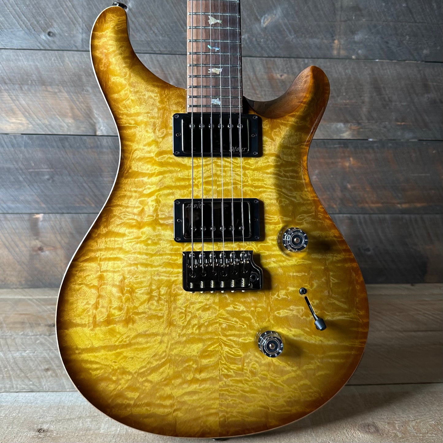PRS Wood Library Custom 24 Quilt Top Brazilian Rosewood PRS Wood Library Custom 24 Quilt Top Brazilian Rosewood