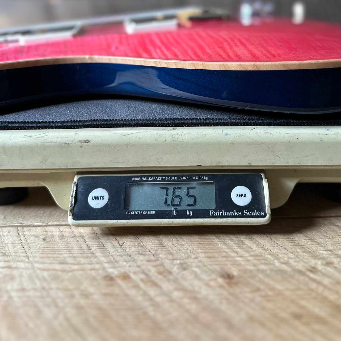 PRS Wood Library Santana Retro 10 Top, Korina Back & Neck, Ziricote FB!! - Bonnie Pink W/Blue Back! 418668
