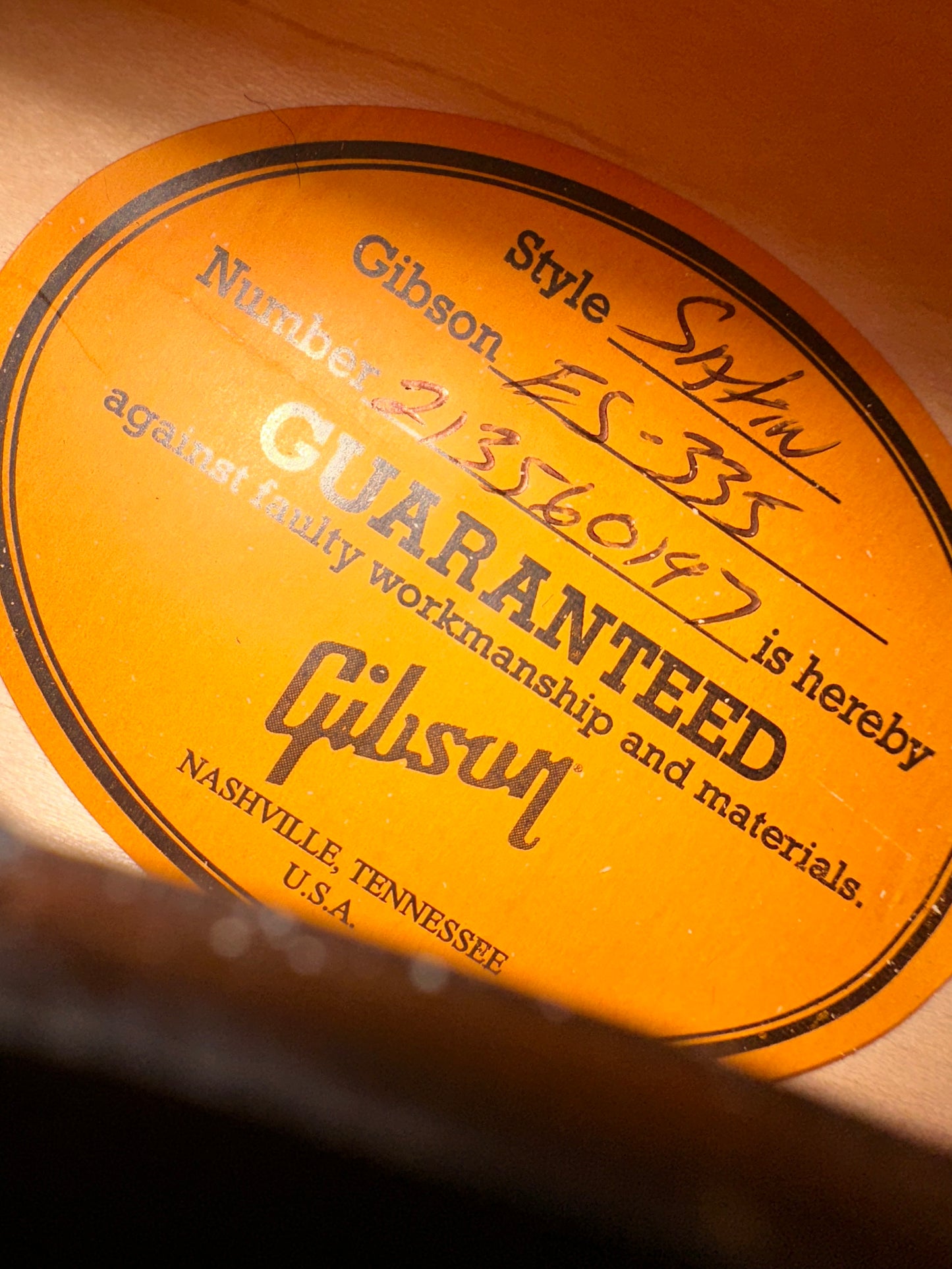 Gibson ES-335 - Satin Smokehouse 213560197