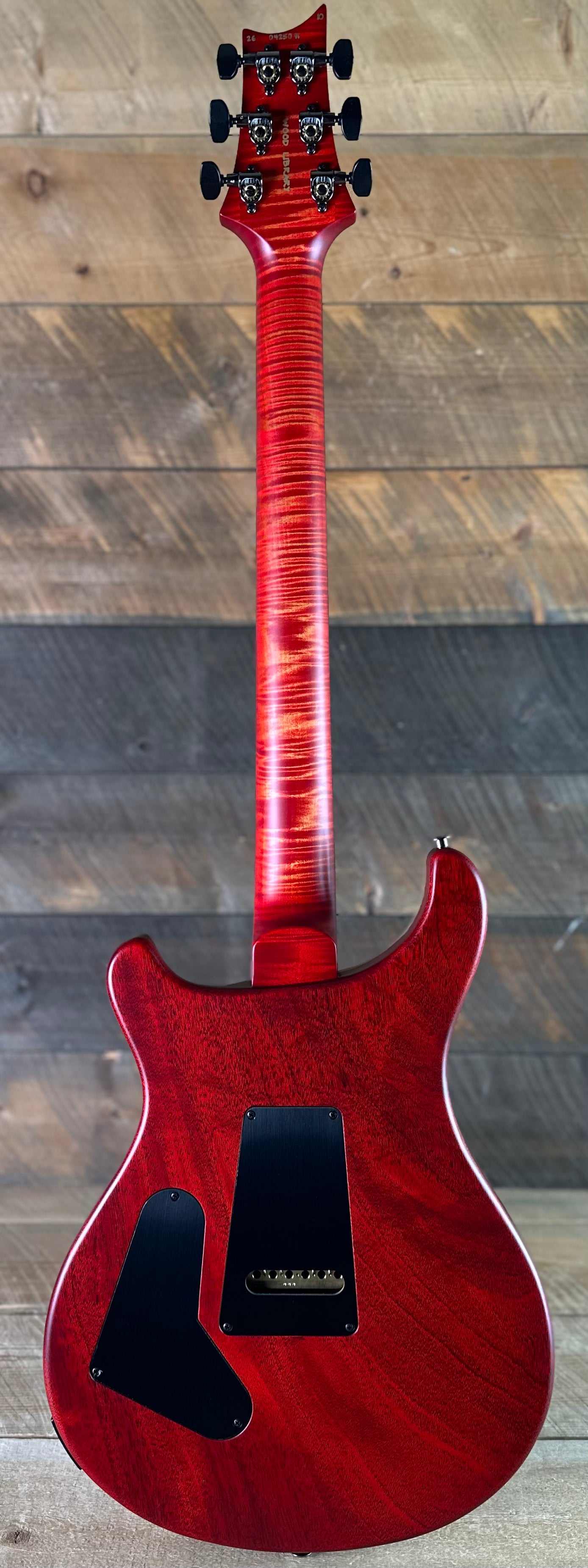 PRS Wood Library Custom 24 Fatback Semi-Hollow! - Blood Orange 425091