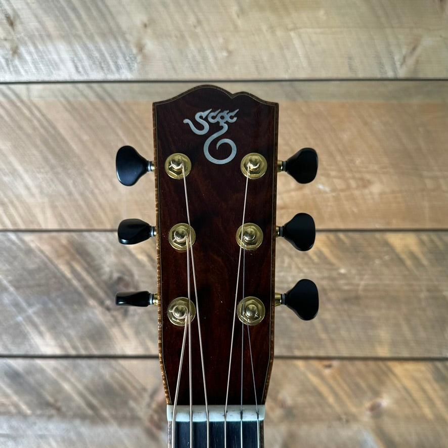 Used 2013 Santa Cruz H Model Cocobolo Sides/Back, Bear Claw Italian Spruce Top! - Natural