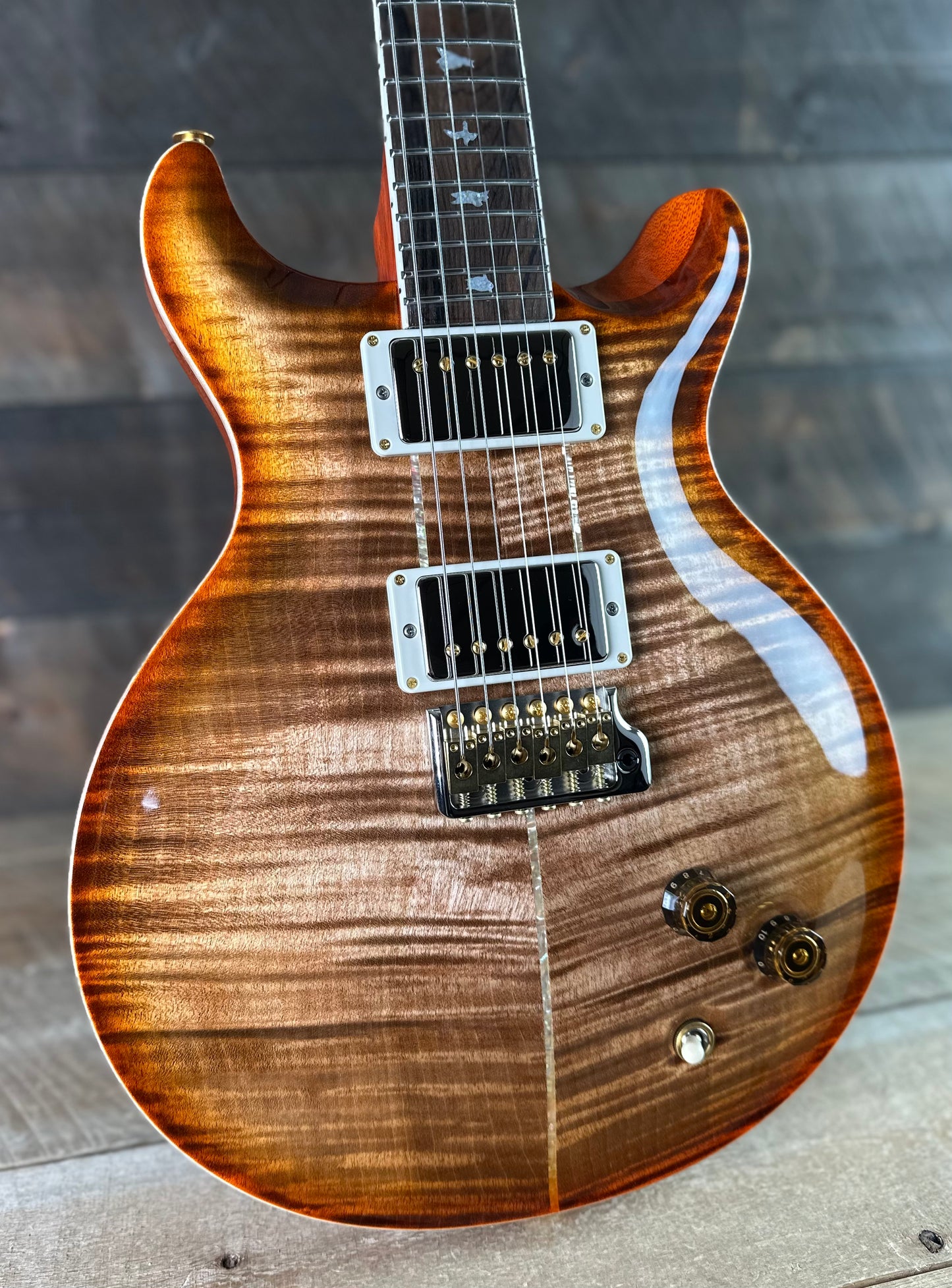 PRS Wood Library Santana Retro Korina Back & Neck, Ziricote FB!! - Autumn Sky 418558