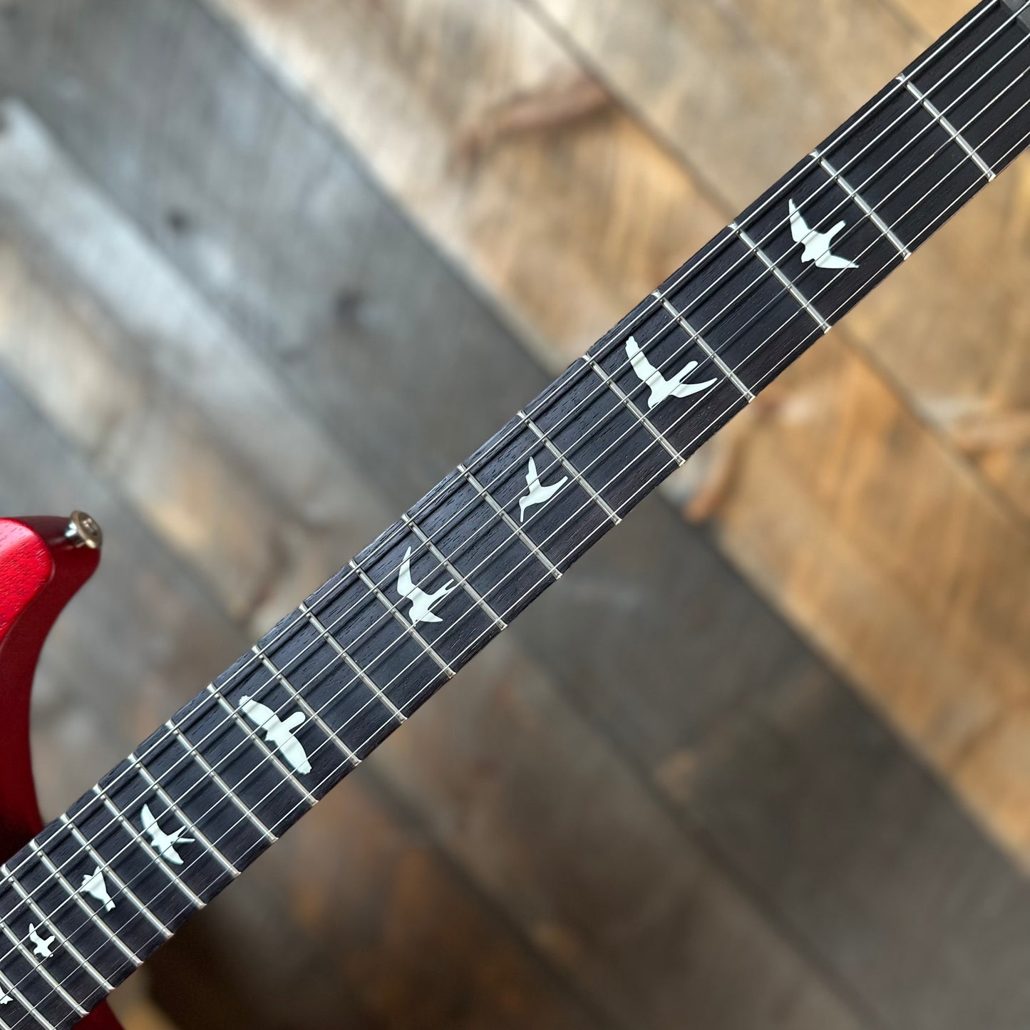 PRS S2 Vela Semi-Hollow HHT Quimper Edition – Vintage Cherry Satin Nitro USA Electric Guitar S2089032
