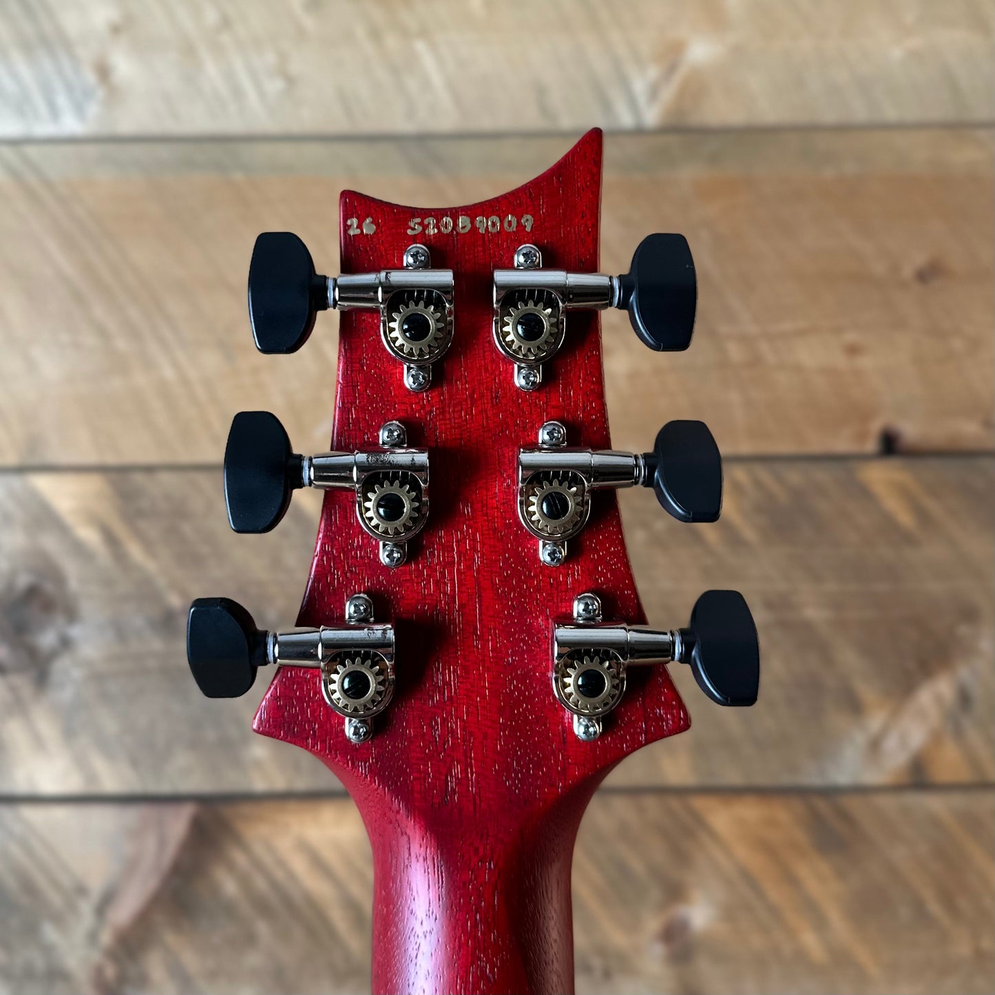 PRS S2 Vela Semi-Hollow HHT Quimper Edition – Vintage Cherry Satin Nitro USA Electric Guitar S2089009