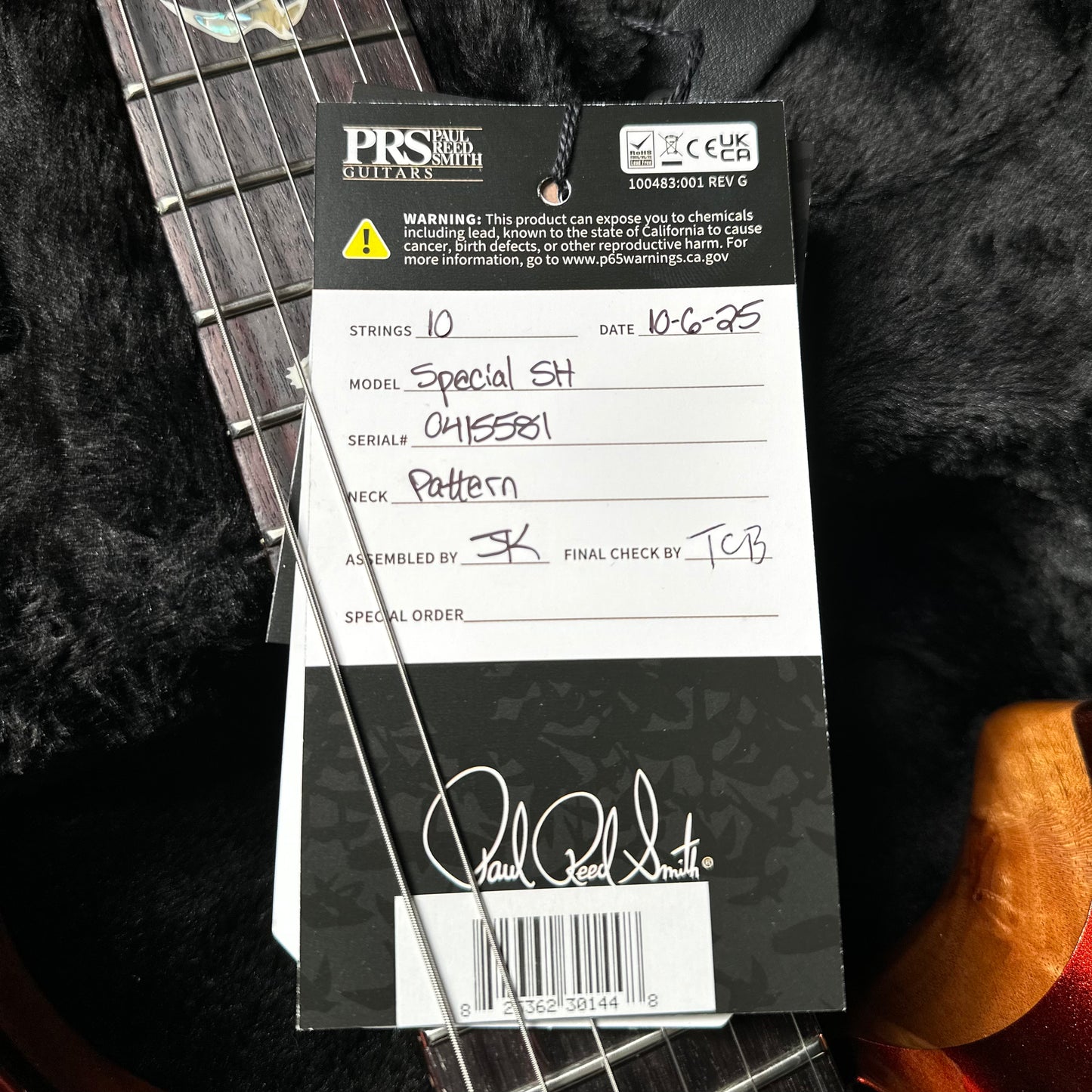 PRS Special Semi-Hollow Custom Color - RARE!! Dragonscale Holoflake!! 415581