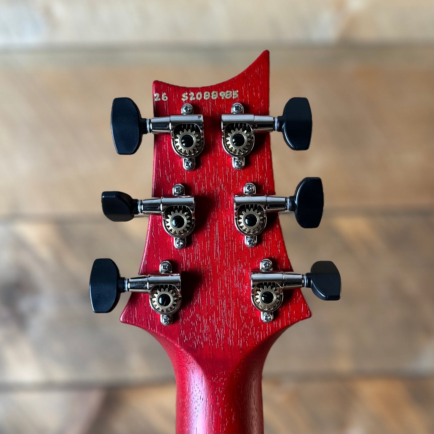 PRS S2 Vela Semi-Hollow HHT Quimper Edition – Vintage Cherry Satin Nitro USA Electric Guitar S2088985