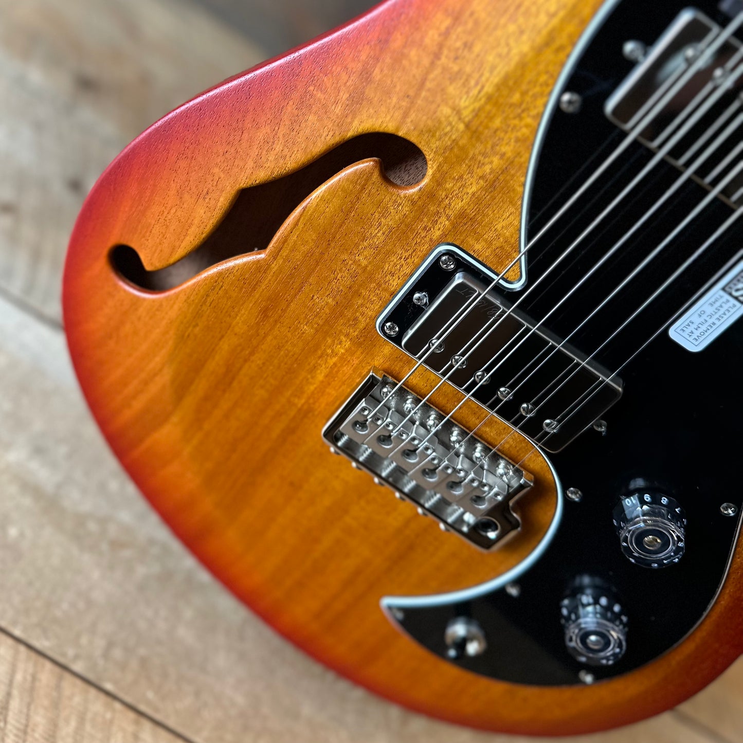 PRS S2 Vela Semi-Hollow HHT Quimper Edition – McCarty Sunburst Satin Nitro USA Electric Guitar S2089045
