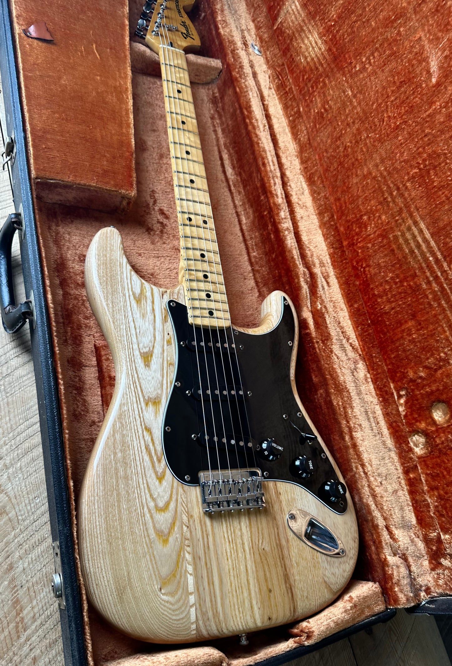 Vintage 1977 Fender Stratocaster Hardtail - Natural