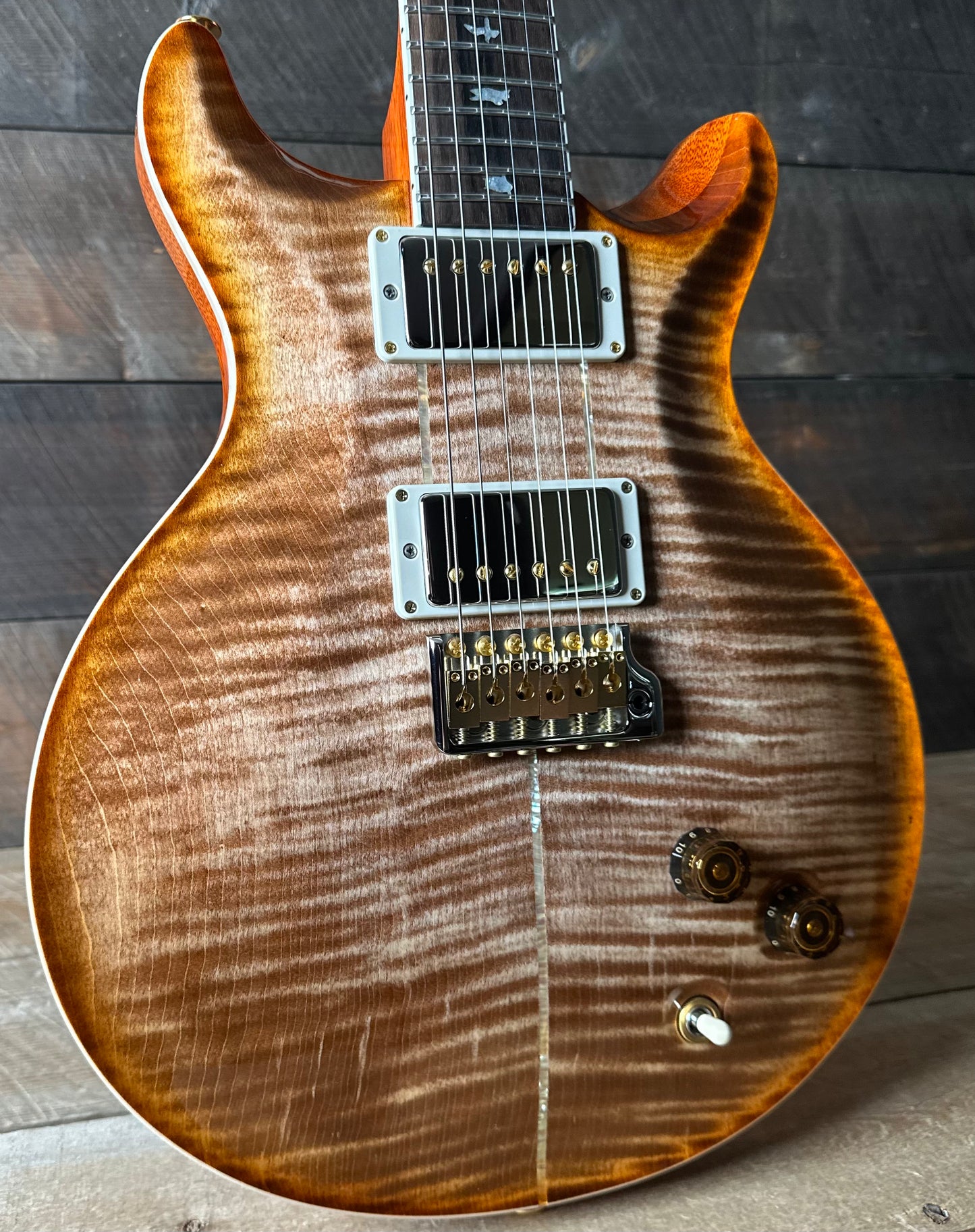 PRS Wood Library Santana Retro Korina Back & Neck, Ziricote FB!! - Autumn Sky 418562