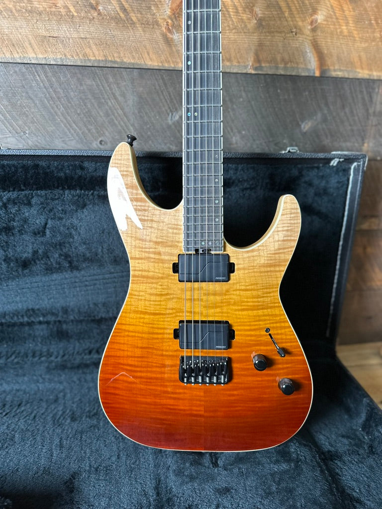 Used Schecter Diamond Series C-1 SLS Elite - Antique Fade Burst
