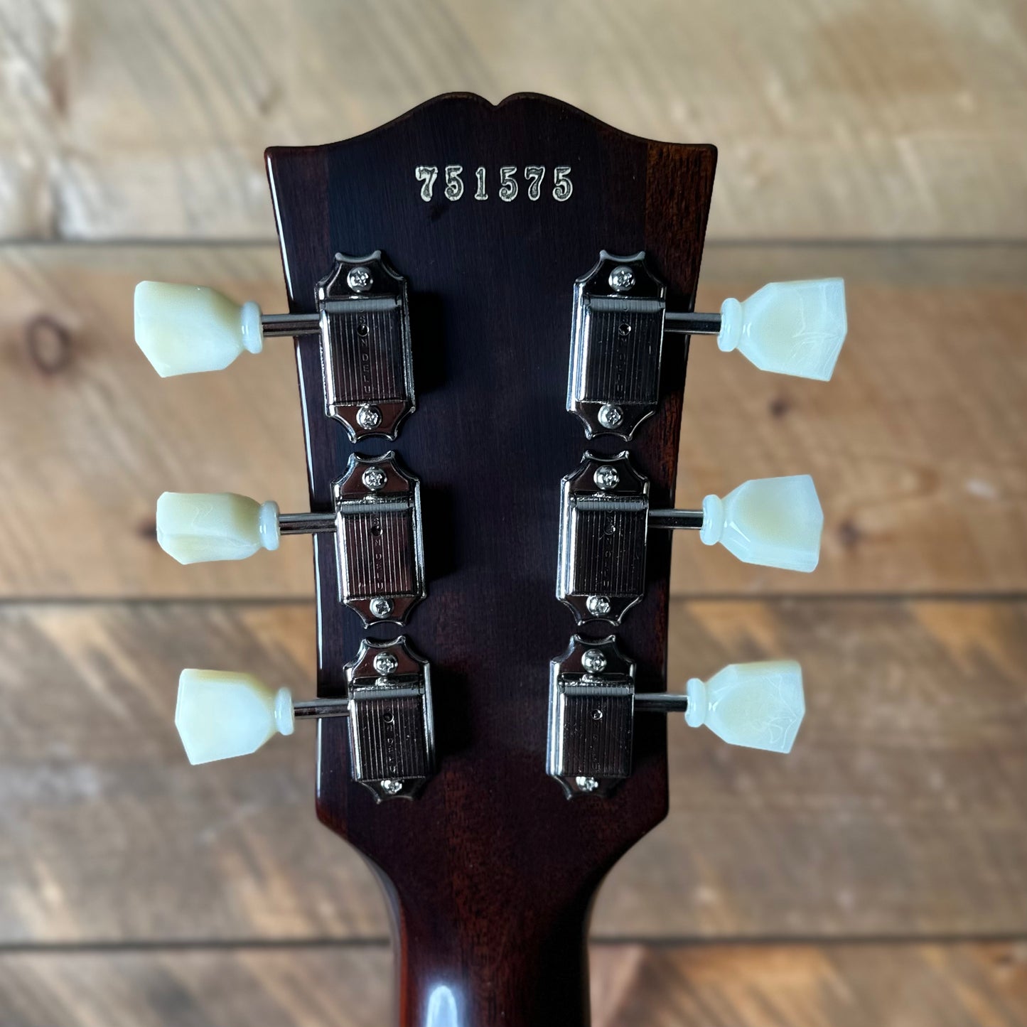 Gibson Custom Shop 1957 Les Paul Goldtop Reissue - Dark Back Double Gold VOS 751575