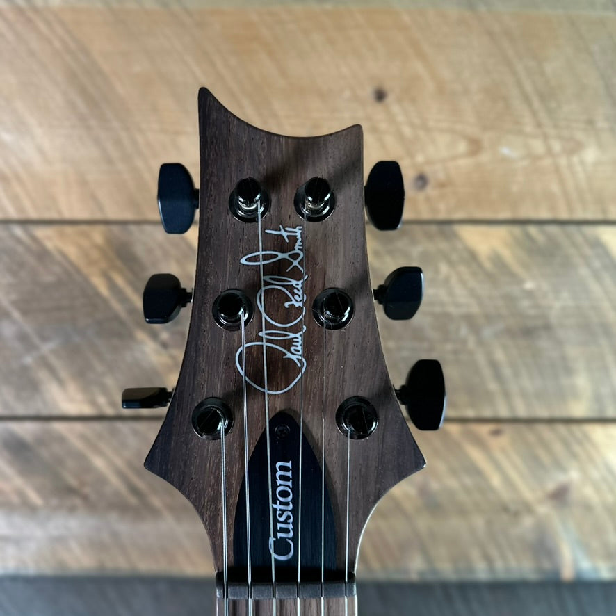 PRS Wood Library Custom 24 Amazing Quilted 10 top Korina Body/Neck Brazilian Rosewood FB - Satin Livingston Lemon Cherry Burst W/Natural Back 425290
