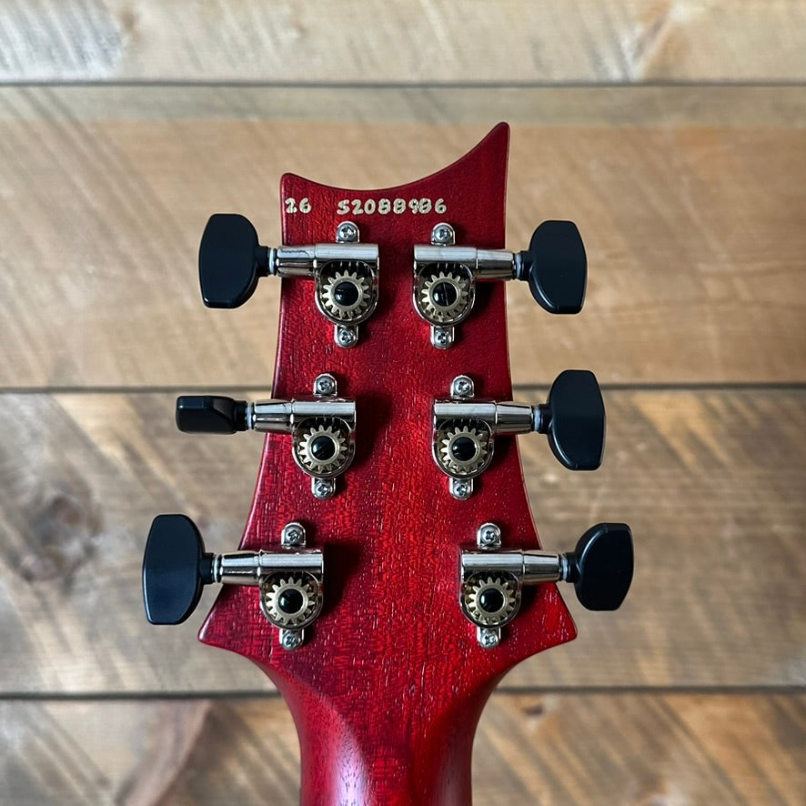 PRS S2 Vela Semi-Hollow HHT Quimper Edition – Vintage Cherry Satin Nitro USA Electric Guitar S2088986