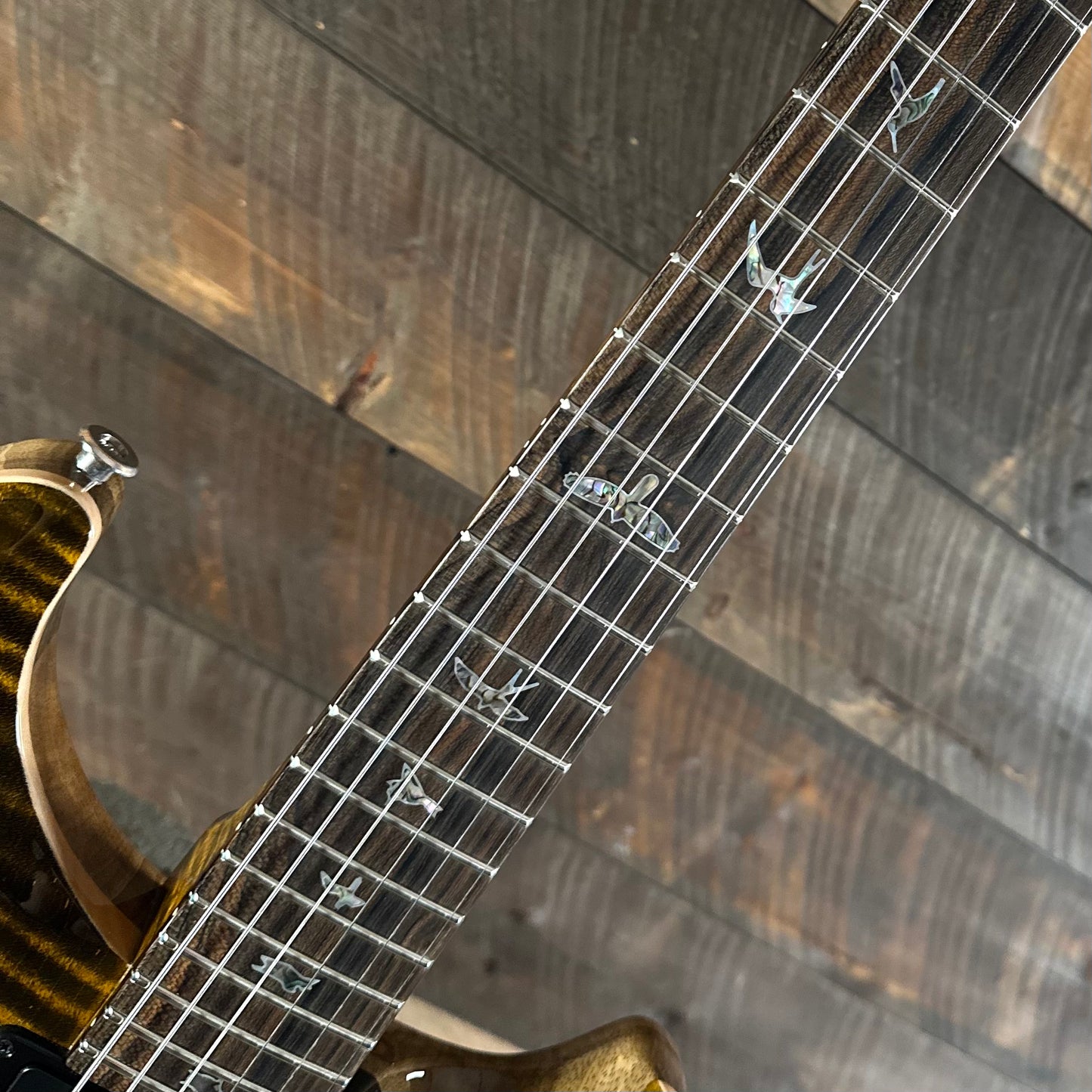 PRS Wood Library Custom 24 Stoptail Limited Edition - Tiger Eye (Natural Back) 430817