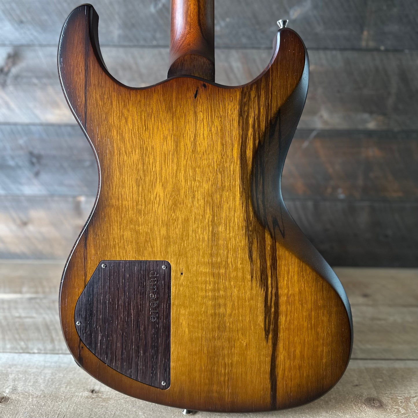 Dunable USA Custom Shop Gnarwhal 9 String Redwood Burl Top - Amber Burst 26074