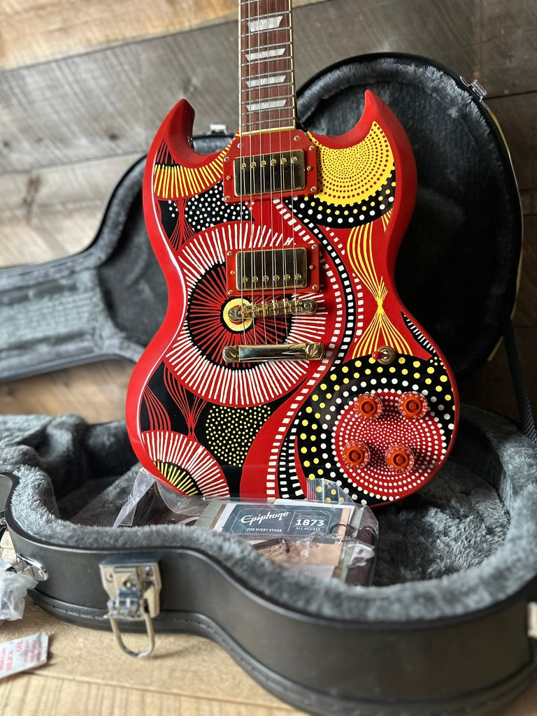 Used Epiphone Fatoumata Diawara Signature SG - Fire Ember Red