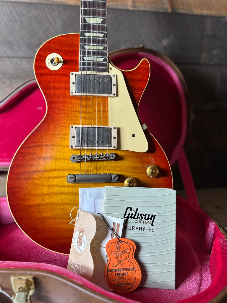 Gibson Custom Shop Murphy Lab 1959 Les Paul Standard Ultra Light Aged - Sunrise Teaburst 953025