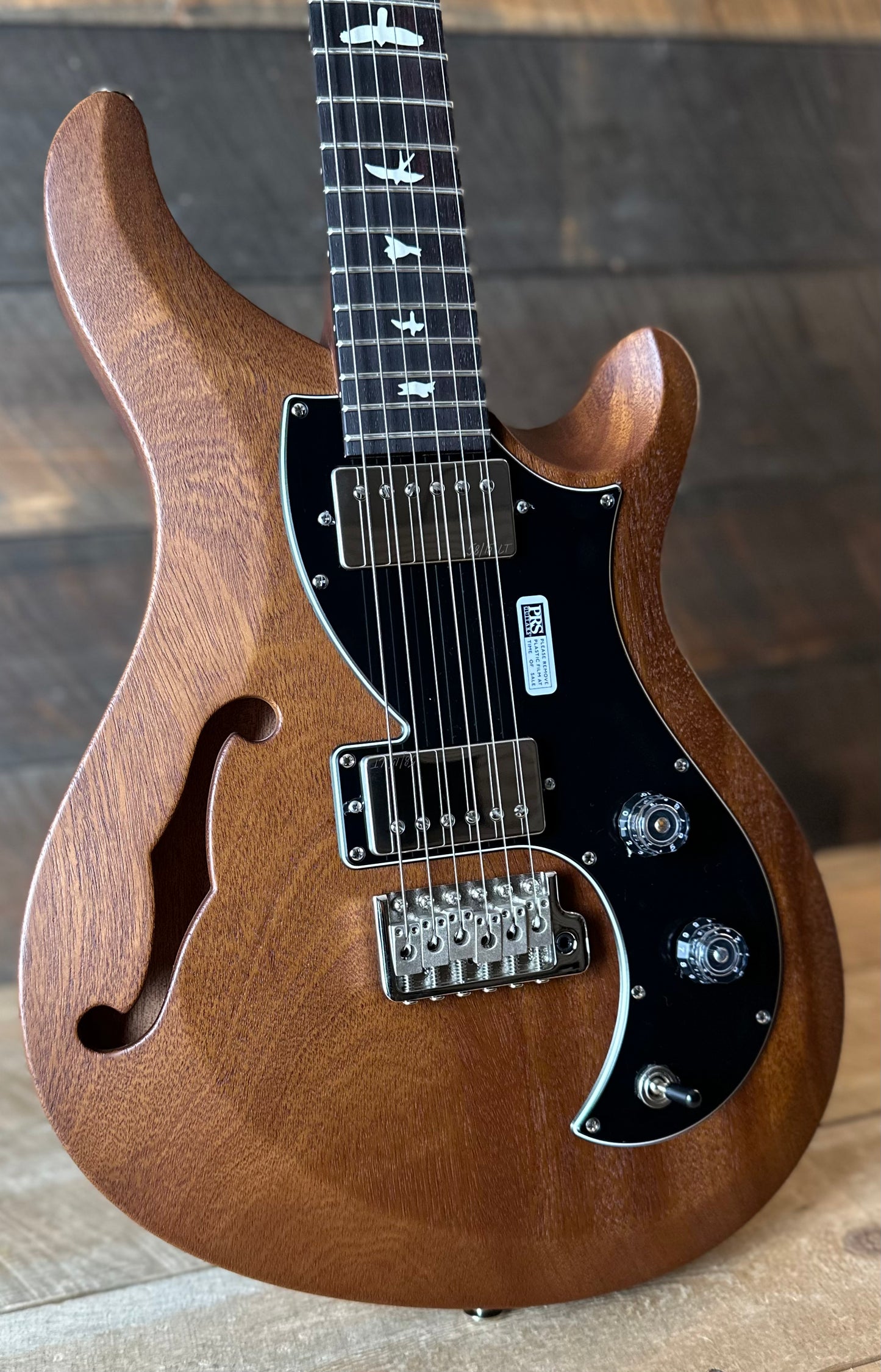 PRS S2 Vela Semi-Hollow HHT Quimper Edition – Walnut Satin Nitro USA Electric Guitar S2088995