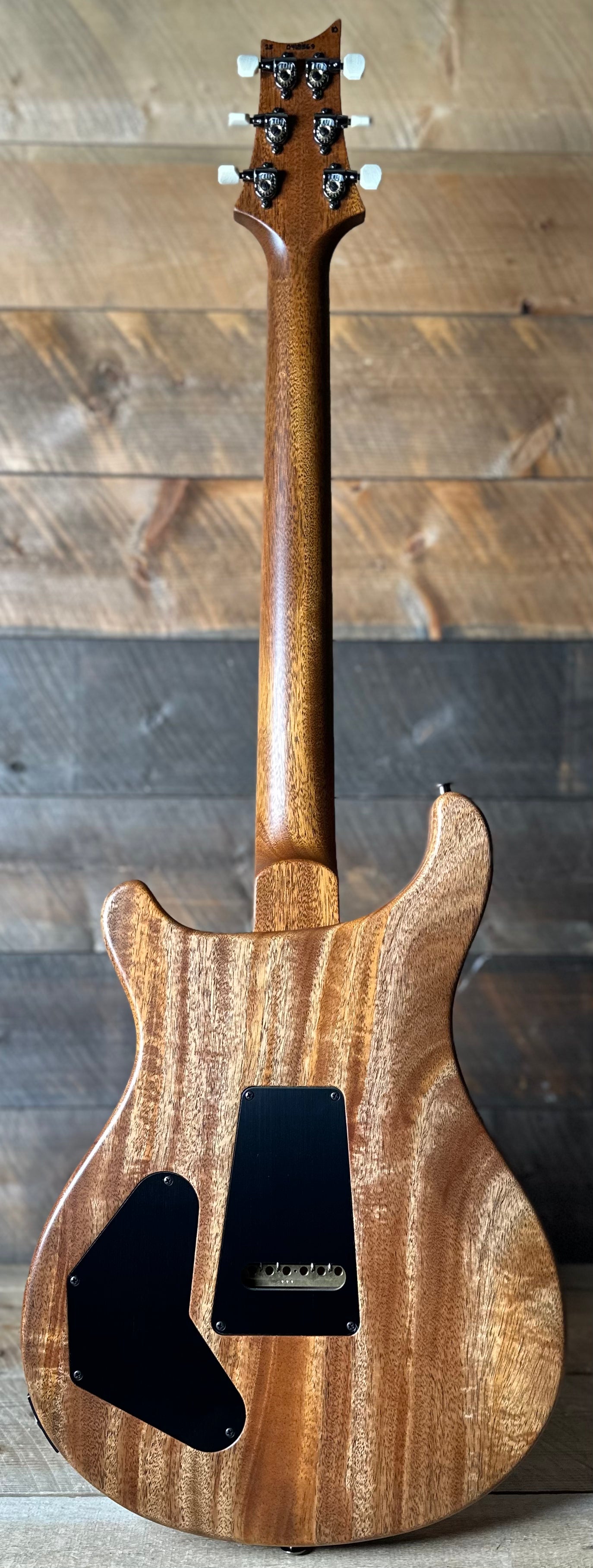 PRS Wood Library DGT Semi-Hollow David Grissom Signature, Flamed Maple 10-Top, Smoked Black Hardware - RARE! Satin Copperhead Microburst 418569