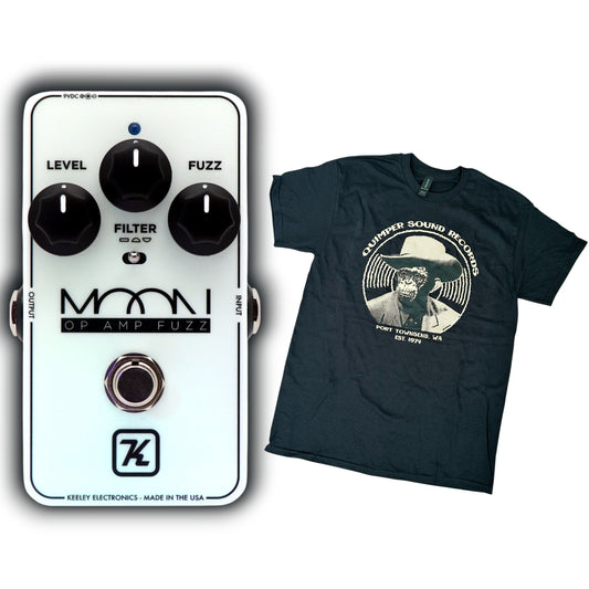 Keeley Moon "Glow in the Dark" Op-Amp Fuzz Pedal FREE LARGE MONK SHIRT INCLUDED!!