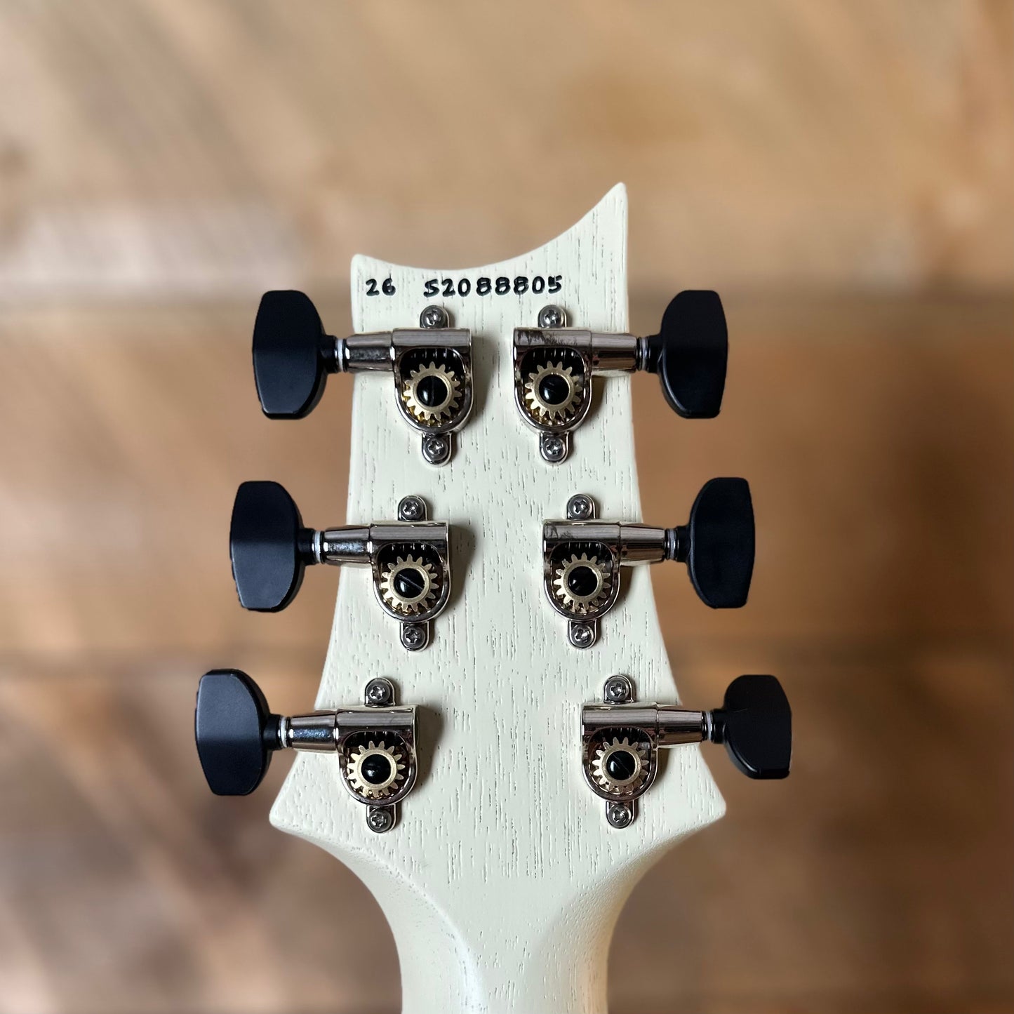 PRS S2 Vela Semi-Hollow HHT Quimper Edition – Antique White Satin Nitro USA Electric Guitar S2088805
