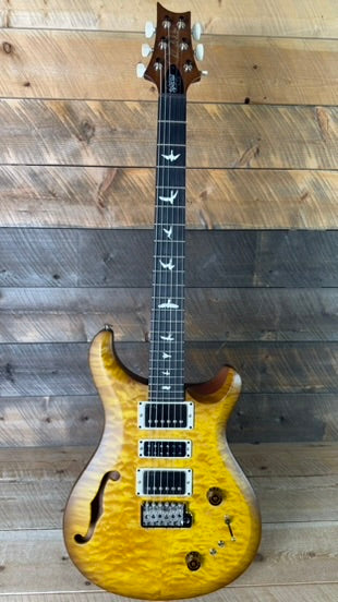 PRS S2 Wood Library Special Semi-Hollow Quilted Top Satin Livingston Lemondrop S2088420
