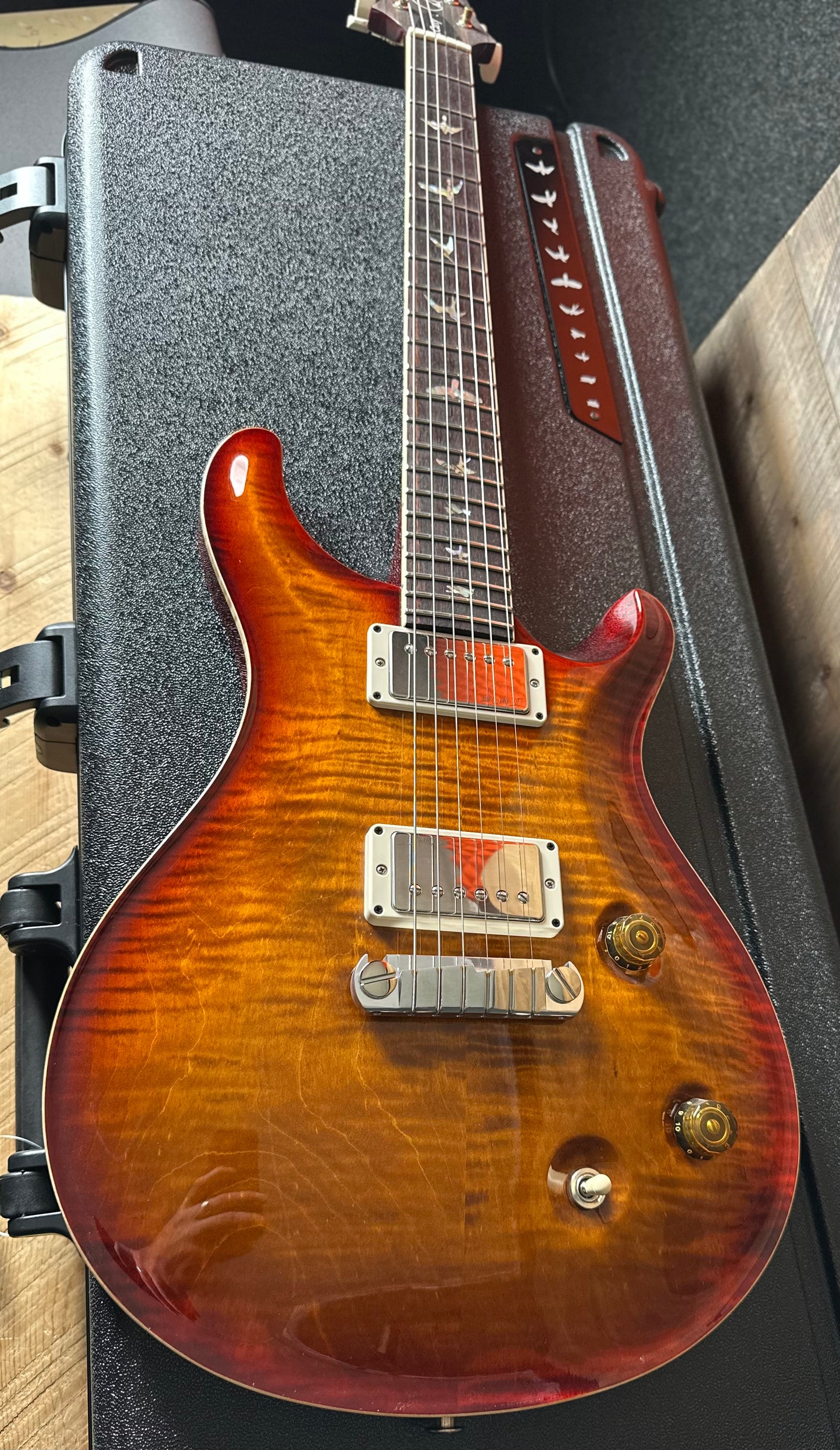 PRS Core McCarty Electric Guitar Stunning Maple Top! - Dark Cherry Sunburst 414052