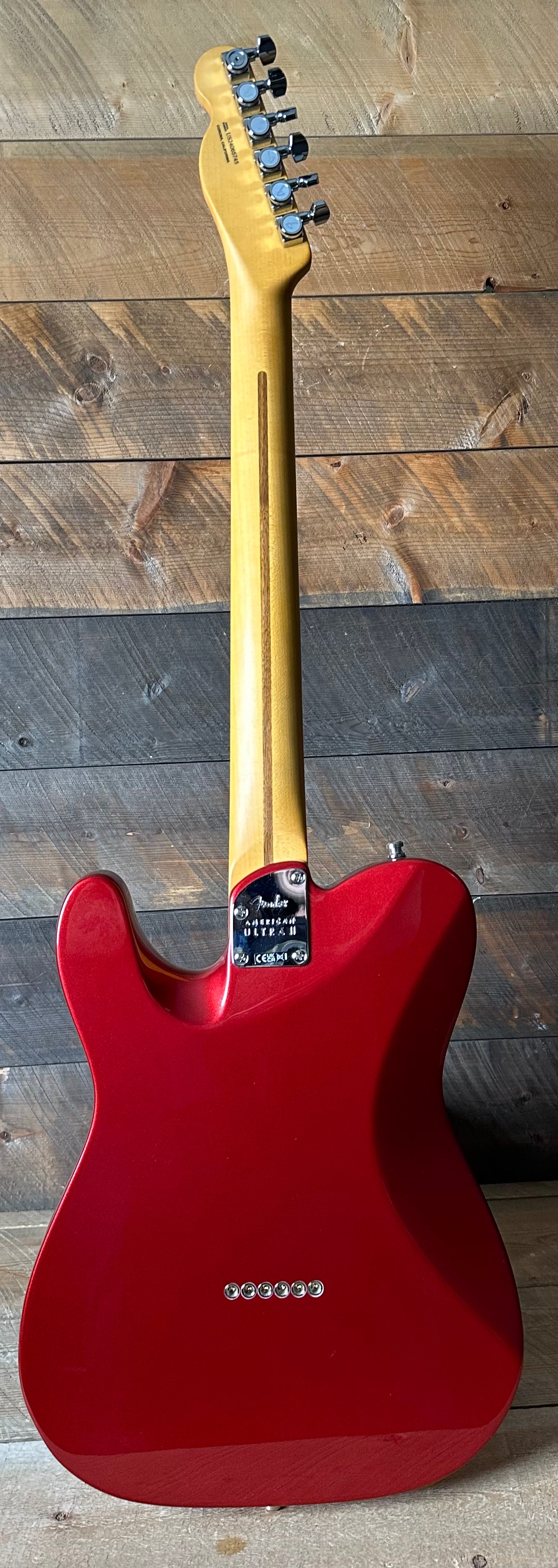 Used Fender American Ultra ii Telecaster - Sinister Red