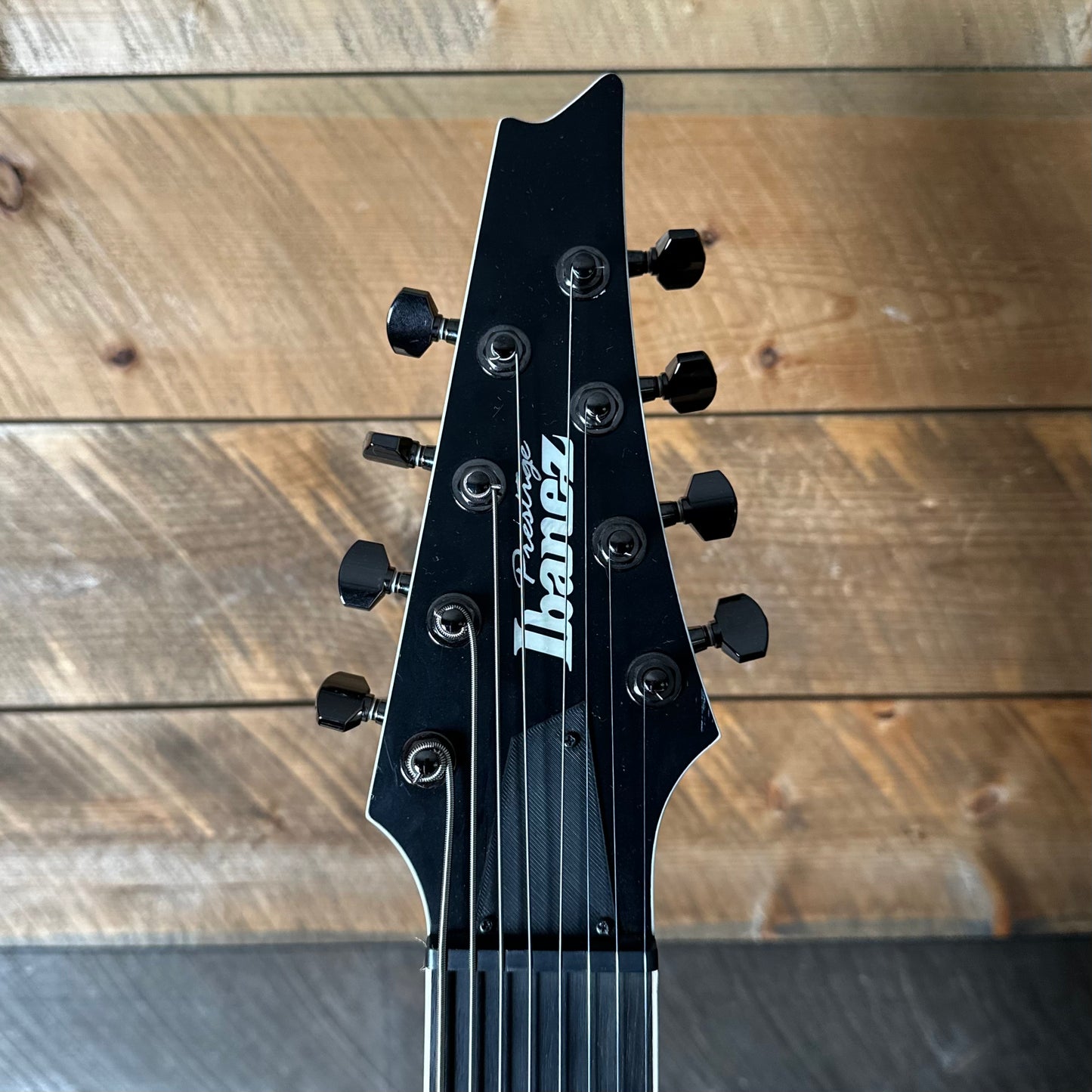 Used Ibanez Prestige RG5328 - Lightning Through A Dark 8-String Electric Guitar