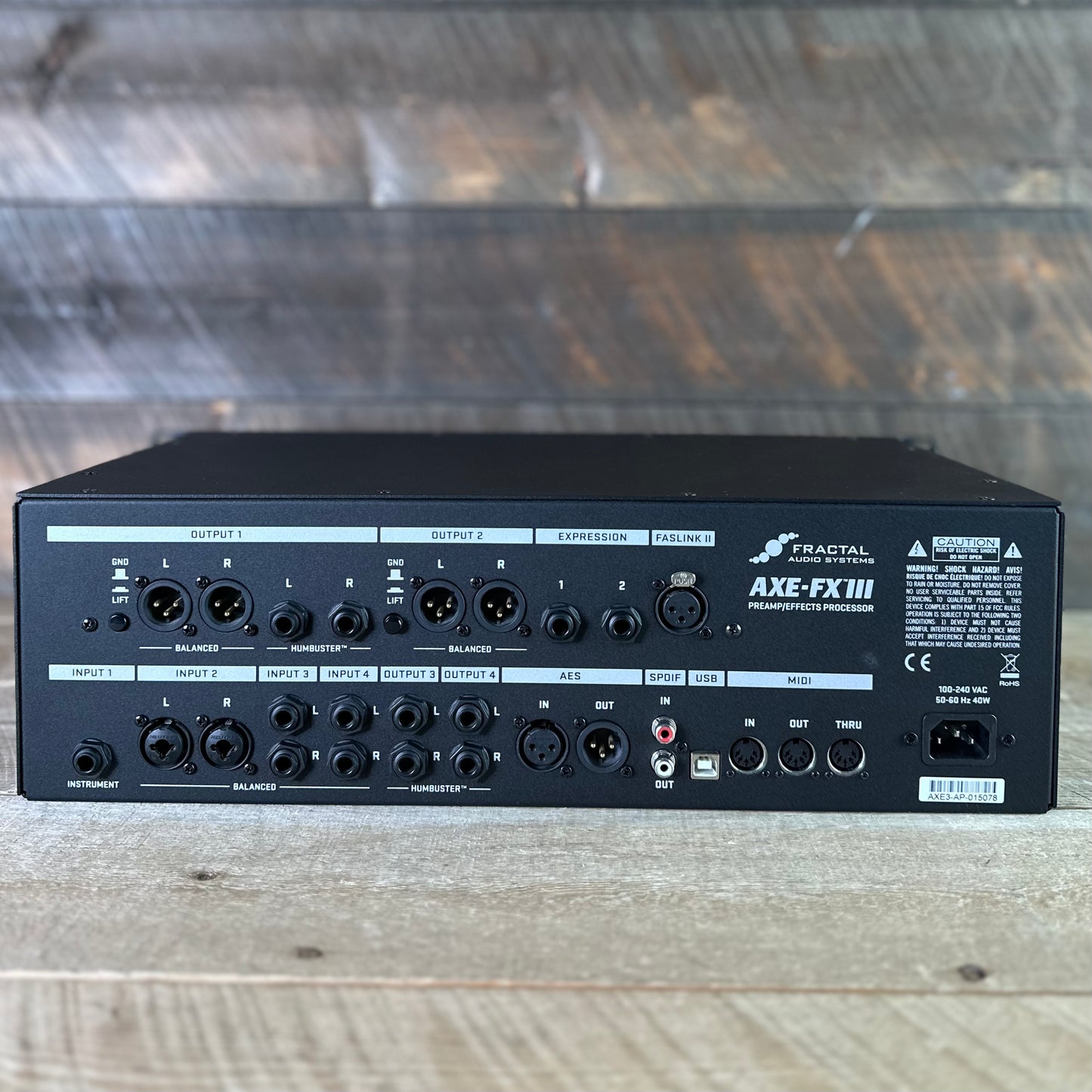 Used Fractal Audio Axe-FX III Mark II - Black