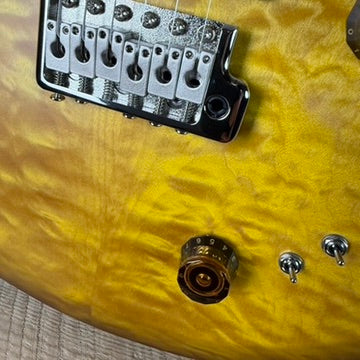PRS S2 Wood Library Special Semi-Hollow Quilted Top Satin Livingston Lemondrop S2088420