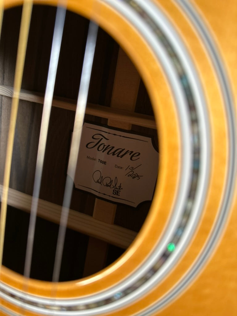 *PRS Roadshow Guitar* PRS SE Tonare T60E Acoustic - Natural