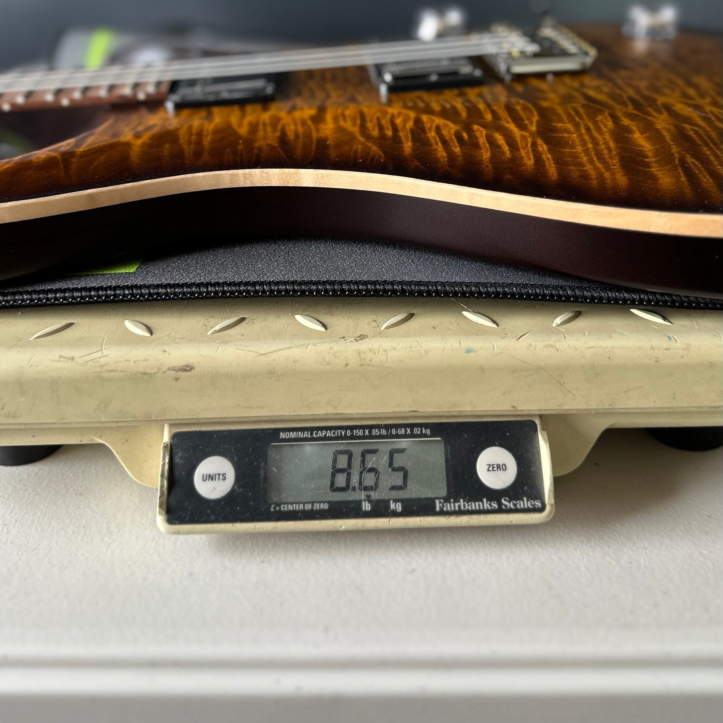 PRS Wood Library Custom 24 Amazing Quilted 10 top!!, Korina Body/Neck, Brazilian Rosewood FB - Satin Black Gold Burst 423677